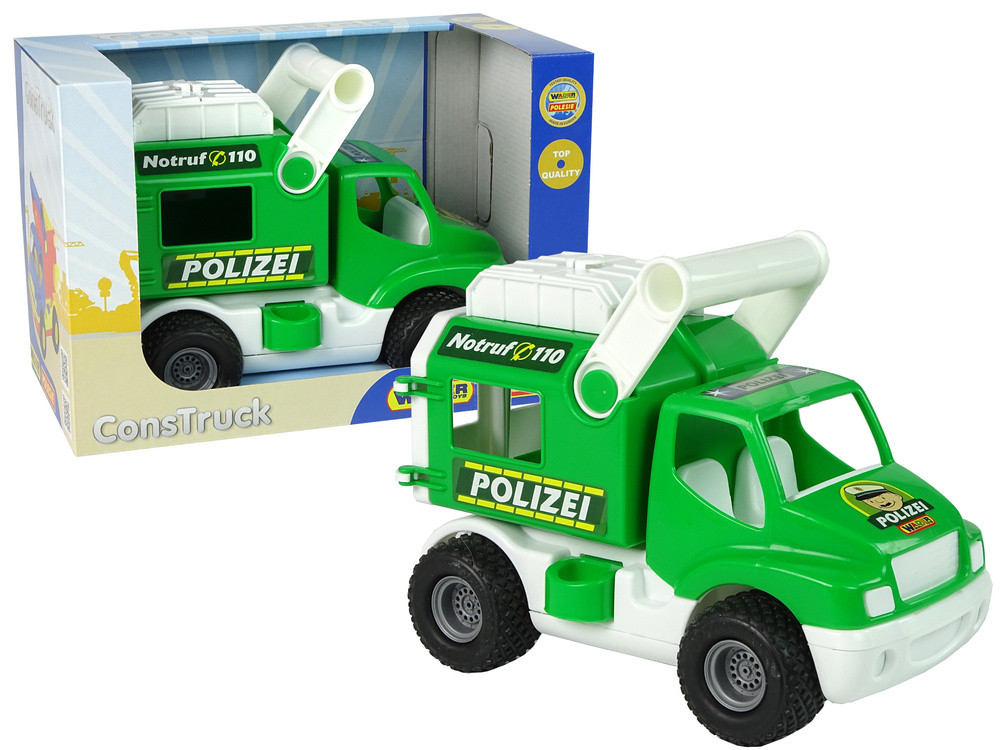 Polesie ConsTruck rendőrautó – zöld, 41906