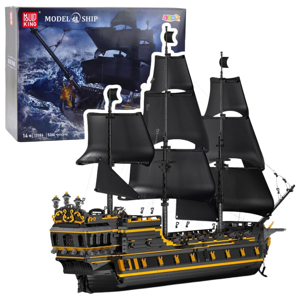 Black Pearl kalózhajó építőkészlet, 5266 részes