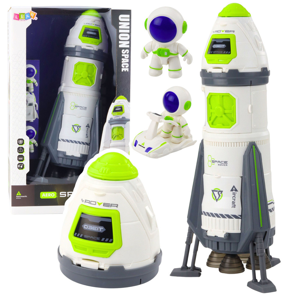 Space Rocket Ship Astronaut Figures Lights Sounds