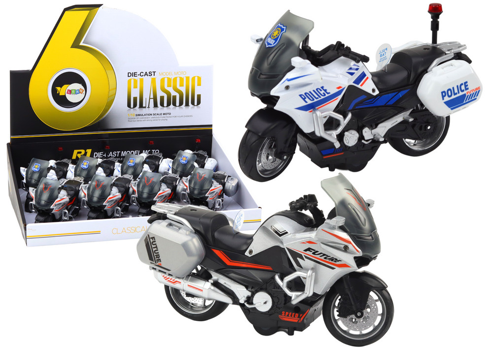 Lendkerekes rendőr- vagy sportmotor, 1:10