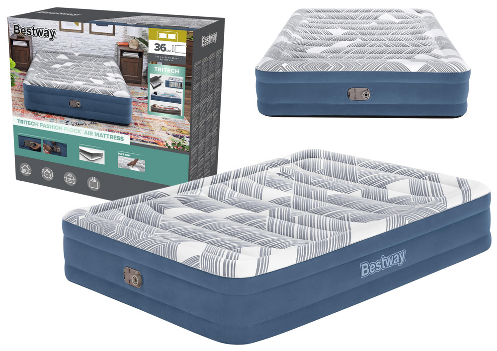Bestway 6712Y kétszemélyes matrac beépített elektromos pumpával