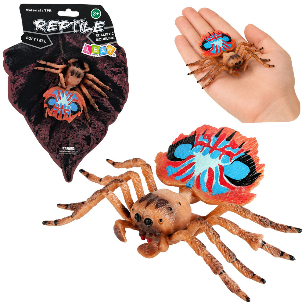 Spider Tarantula Rubber Figure Stretchable Realistic 12 cm