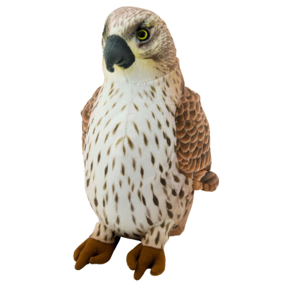 Barna plüss vándorsólyom, 30 cm