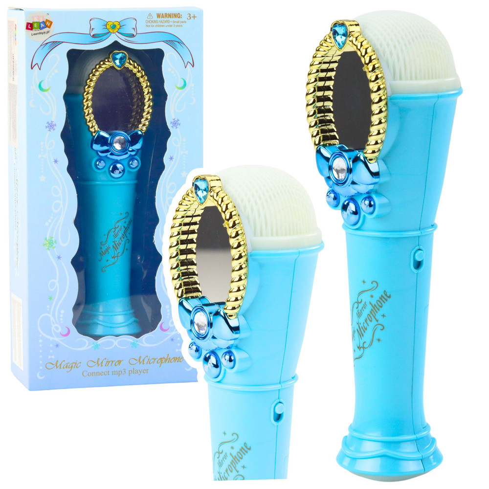Varázstükör játék mikrofonnal, USB/MP3, kék
