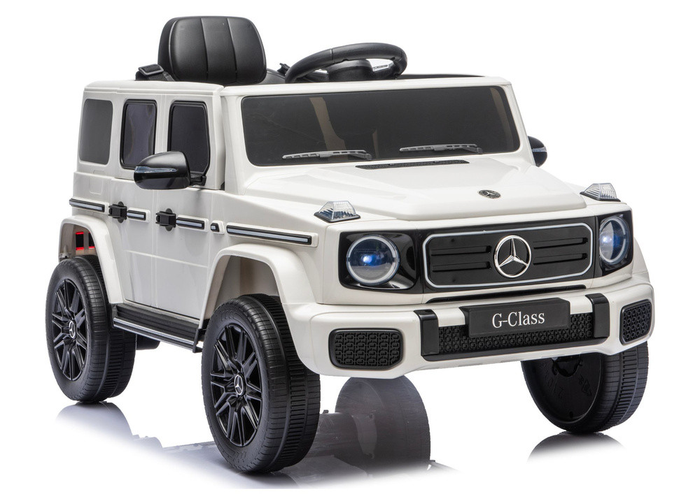 Mercedes G 2580 4×4 elektromos gyerekautó, 24 V, fehér