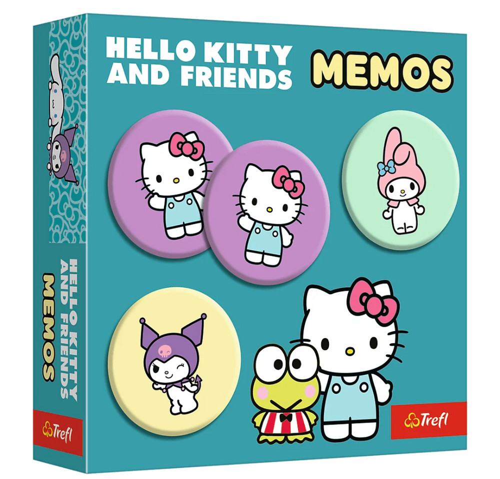Trefl 02898 Hello Kitty memóriajáték, 36 korong