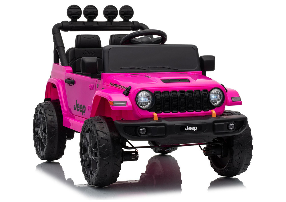 Jeep Rubicon DK-JWR558 24 V elektromos gyerekautó – rózsaszín
