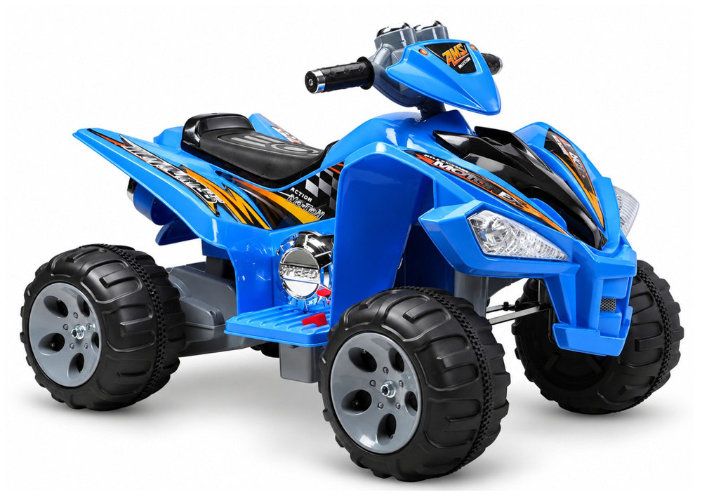 Akkumulátoros gyerek quad, 12 V, kék