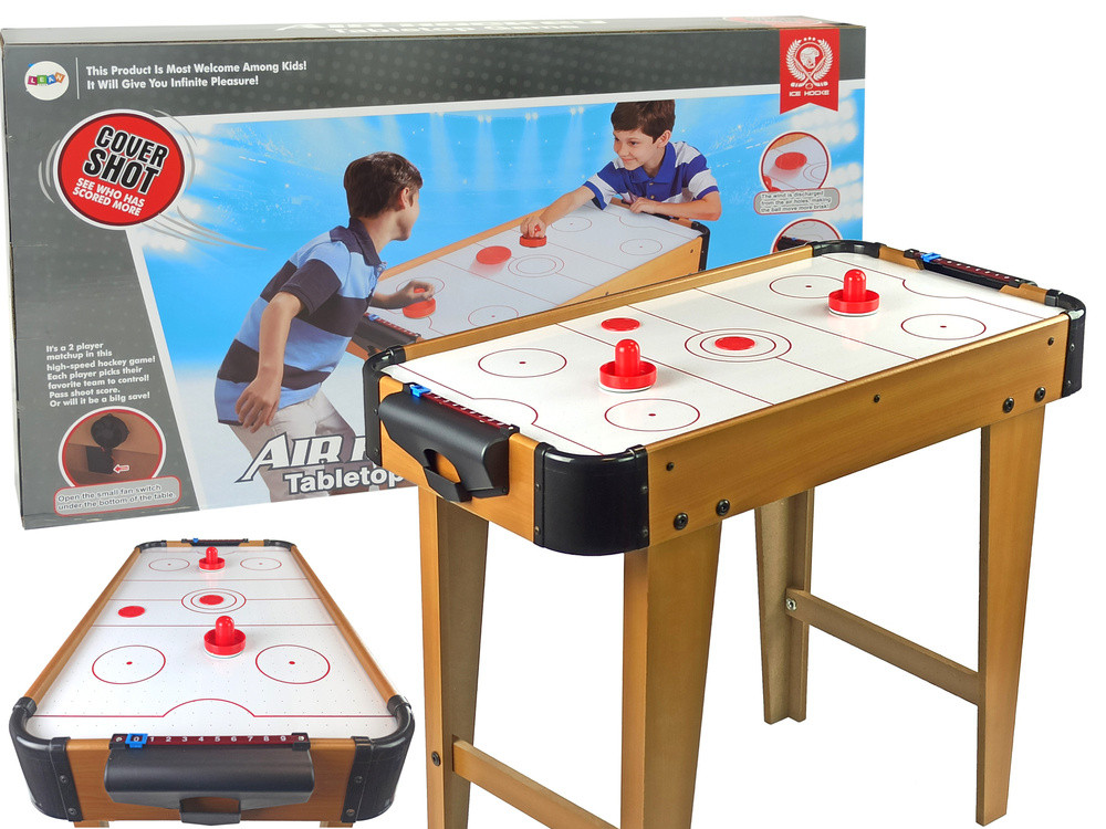 Air hockey játékasztal pontszámlálóval, 73 cm