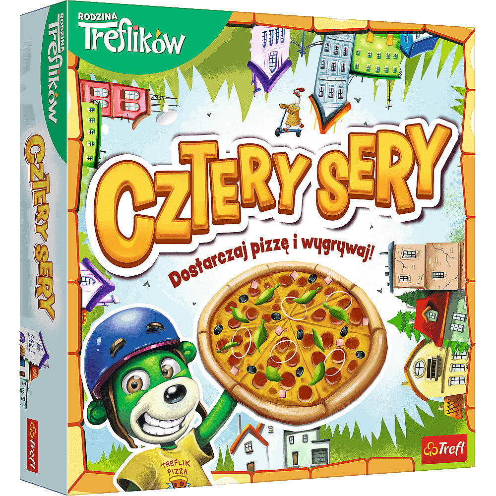 Treflik család Négy sajt társasjáték, Trefl 02282