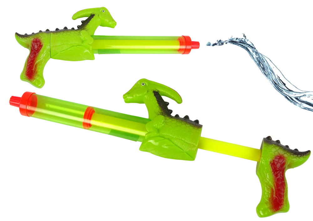 Dinoszauruszos vízipisztoly, 40 cm – zöld