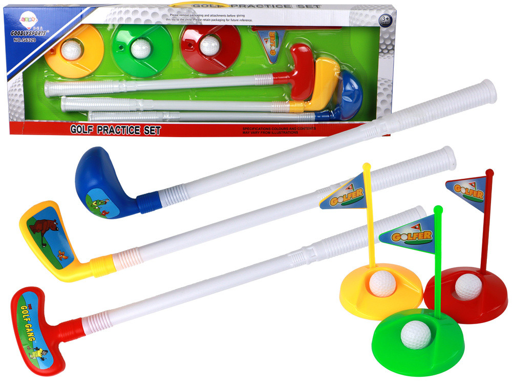 Mini golfkészlet gyerekeknek – 12 darab