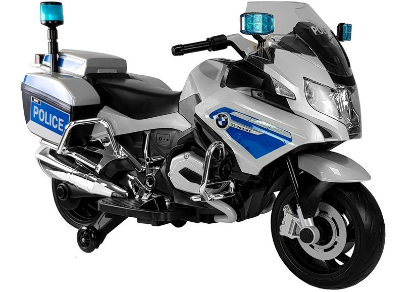 BMW Police akkumulátoros rendőrmotor, ezüst