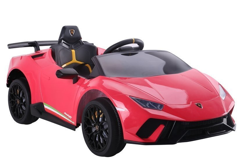 Lamborghini Huracan elektromos gyerekautó, piros