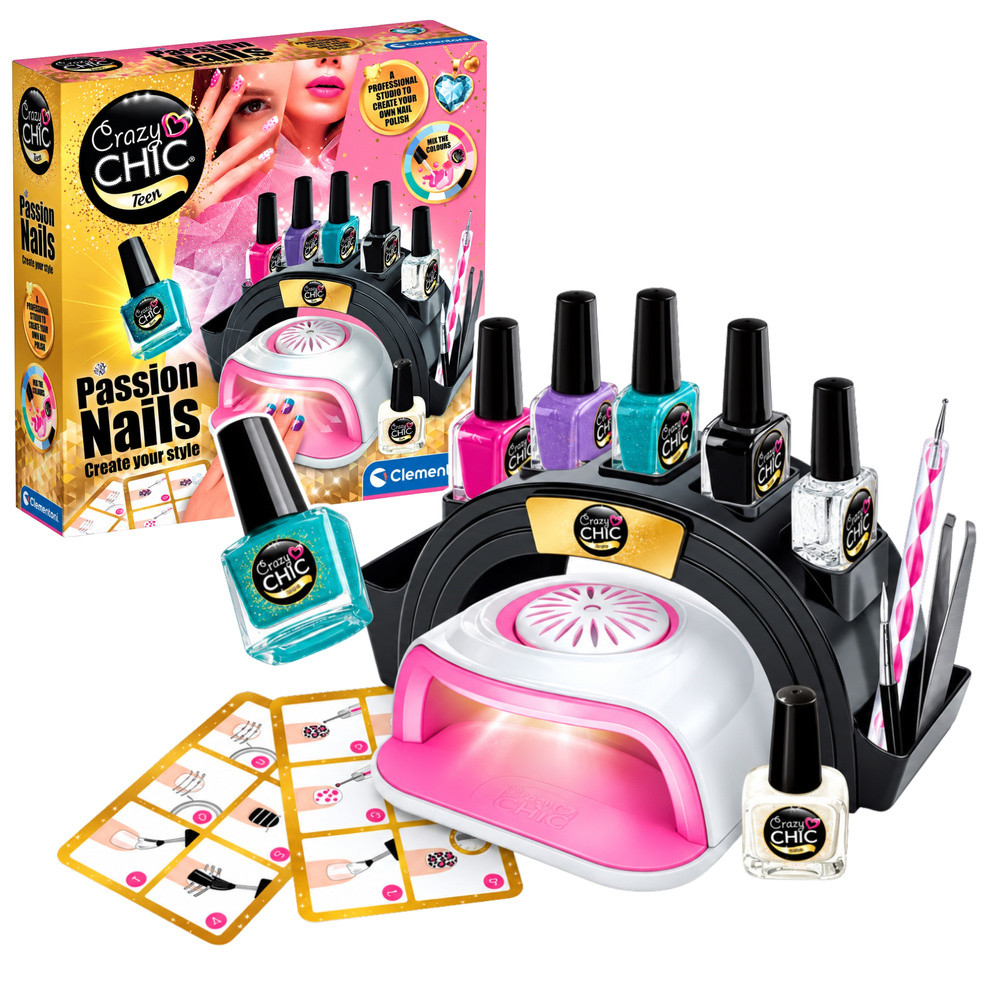 Clementoni Crazy Chic körömdíszítő szalon, 50852