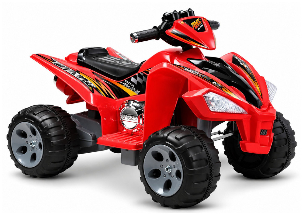 Akkumulátoros gyerek quad, 12 V, piros