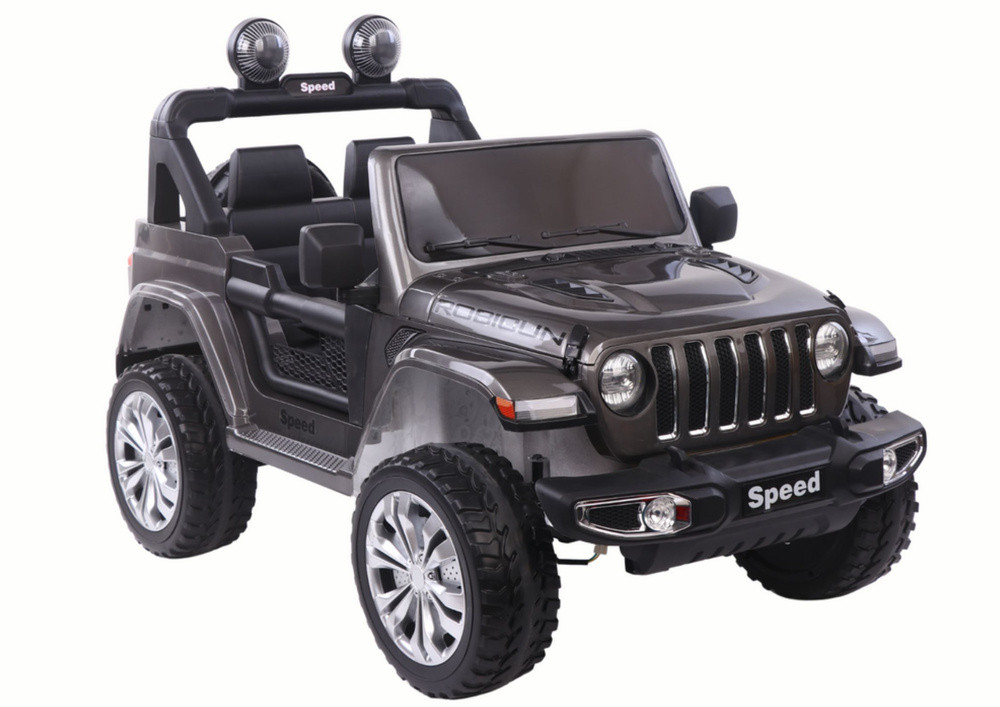 LEAN CARS FT-938 akkumulátoros gyerekautó – ezüst, lakkozott 4×4