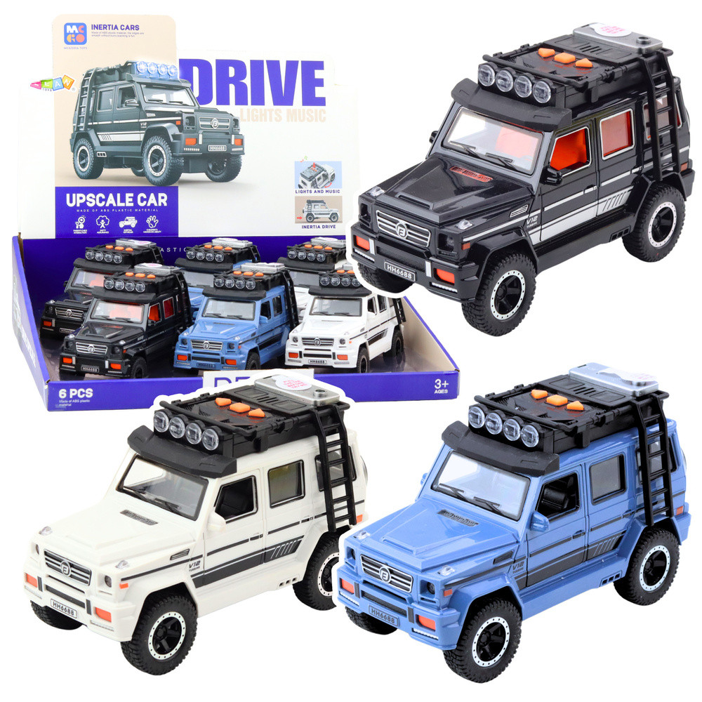 HH6688 terepjáró fénnyel, hanggal és hajtással – vegyes színek