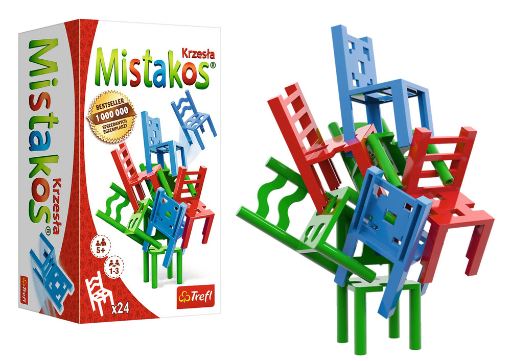 Trefl Mistakos székpakoló ügyességi játék, 02075