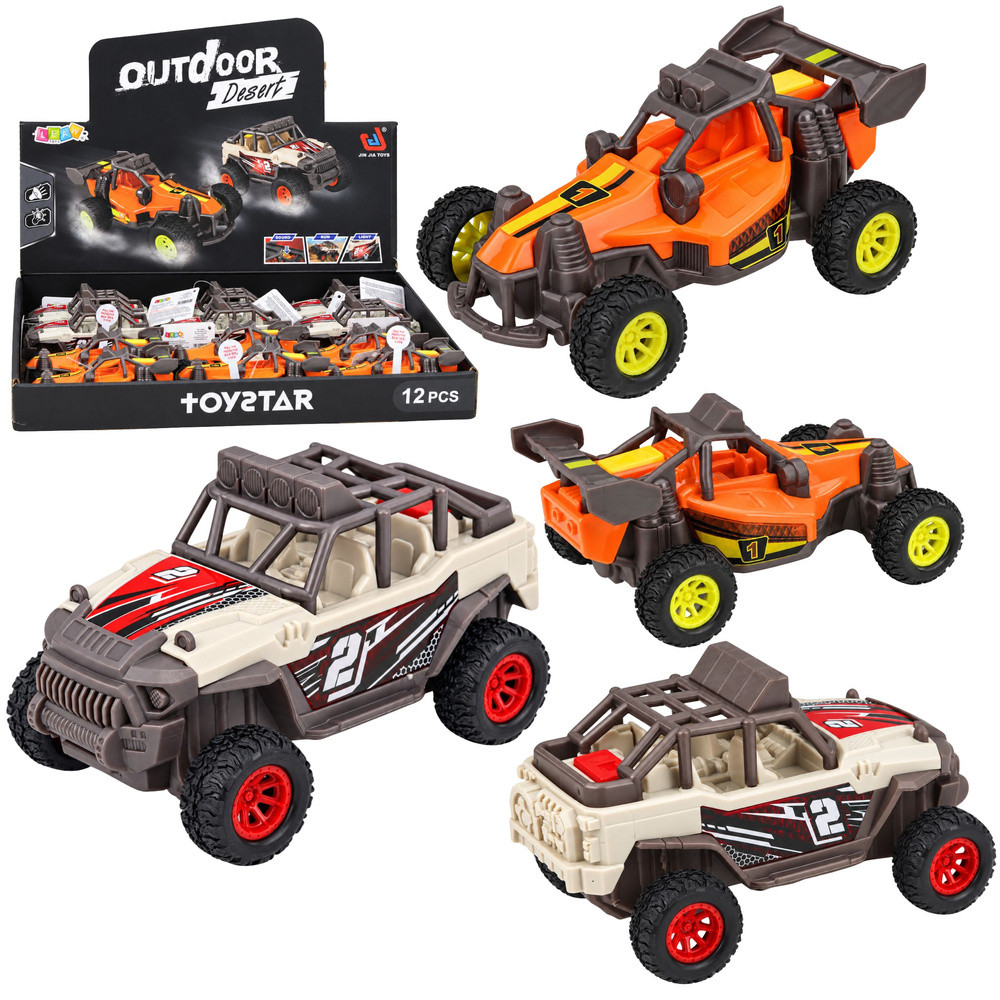 Terepbuggy fénnyel és hanggal – 14 cm