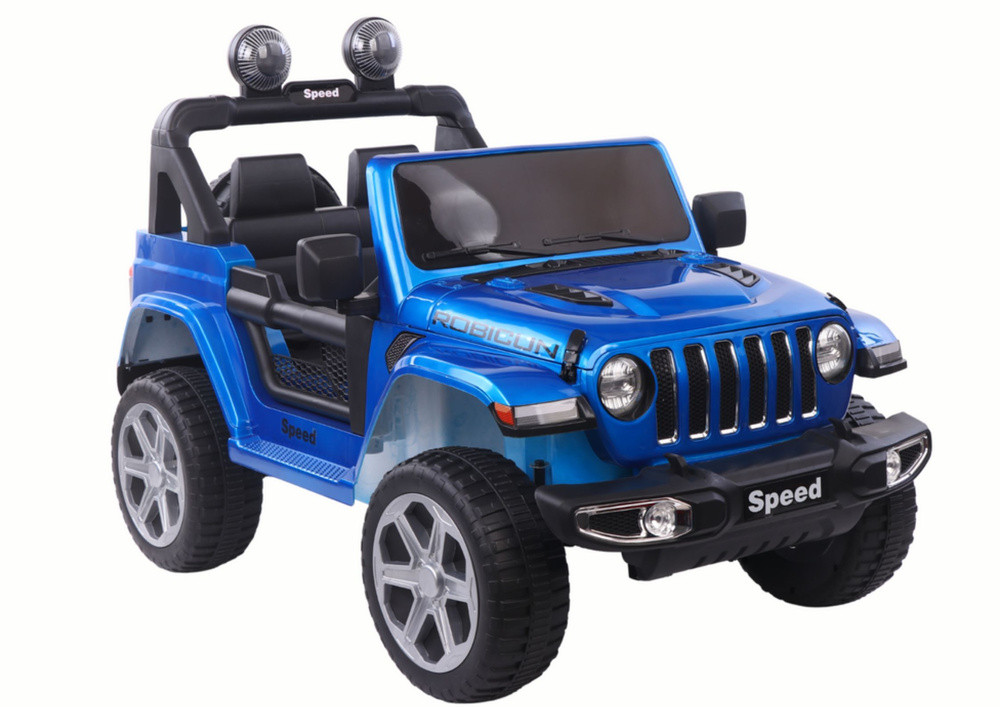 LEAN CARS FT-938 akkumulátoros gyerekautó – kék, lakkozott 4×4