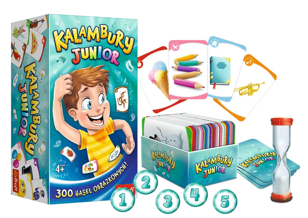 Trefl Junior activity – mutogatós társasjáték, 01913