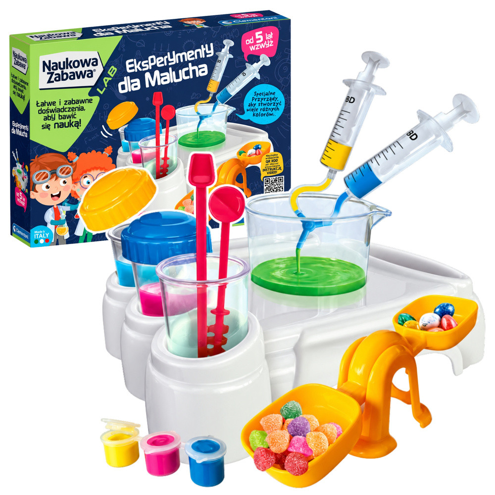 Science & Play Experiments for Little Scientists Polish Language Clementoni 50895