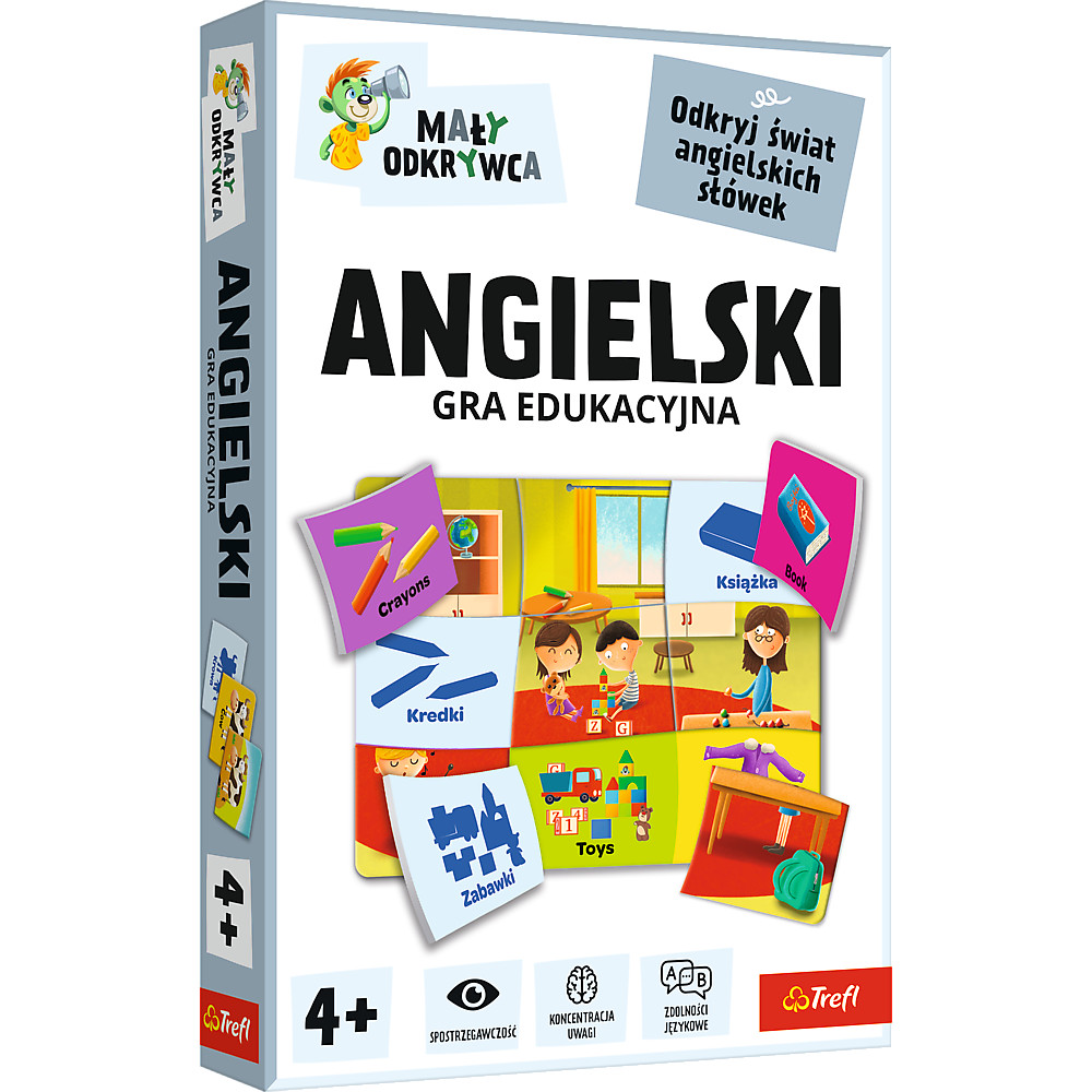 Trefl Kis felfedező angoltanuló játék, 02812