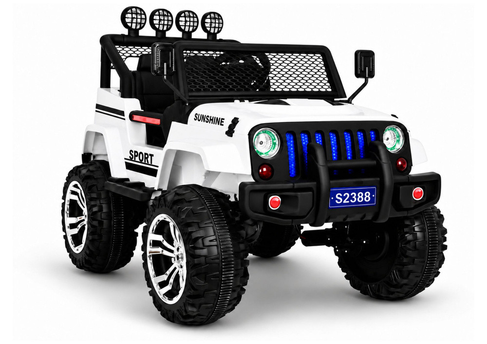 Ride on Car S2388 Jeep White 4x45W