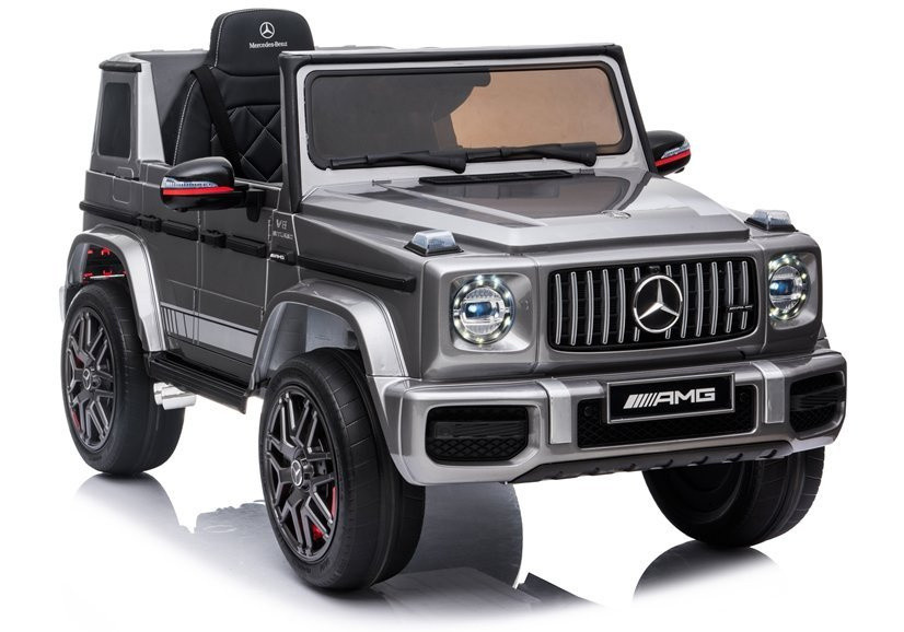 Mercedes G63 AMG elektromos kisautó, festett ezüst