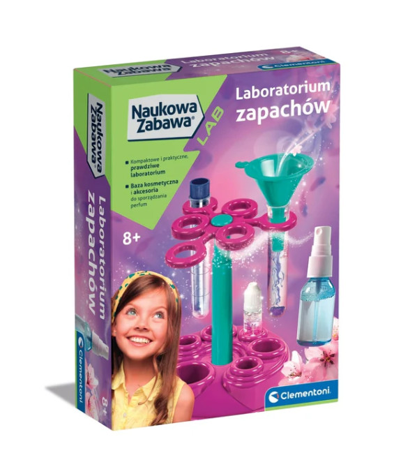 Scientific Fun Fragrance Laboratory Set: Perfumes Polish Language Clementoni 50867