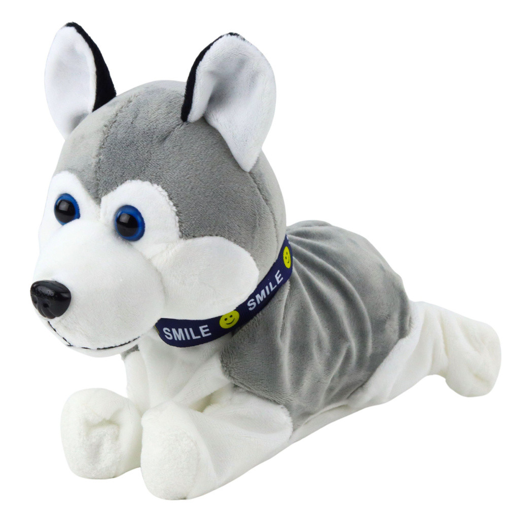 Interaktív plüss husky kutya járással és ugatással
