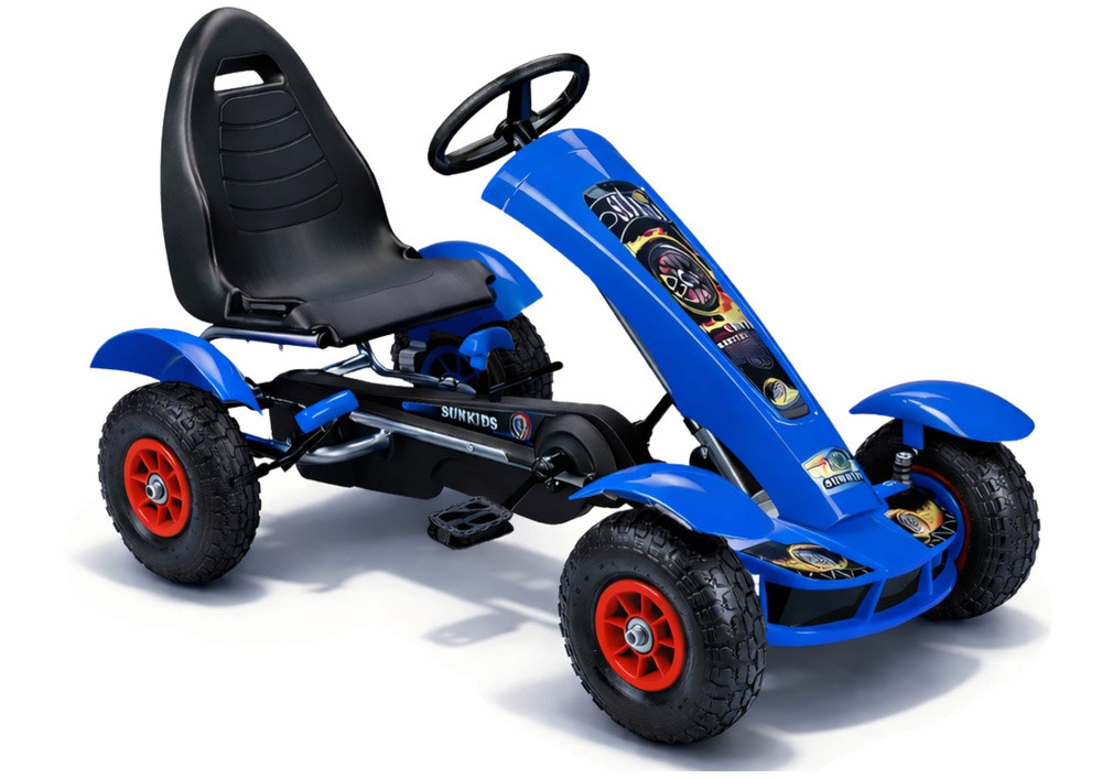 F618 pedálos gokart felfújható gumikkal és kézifékkel