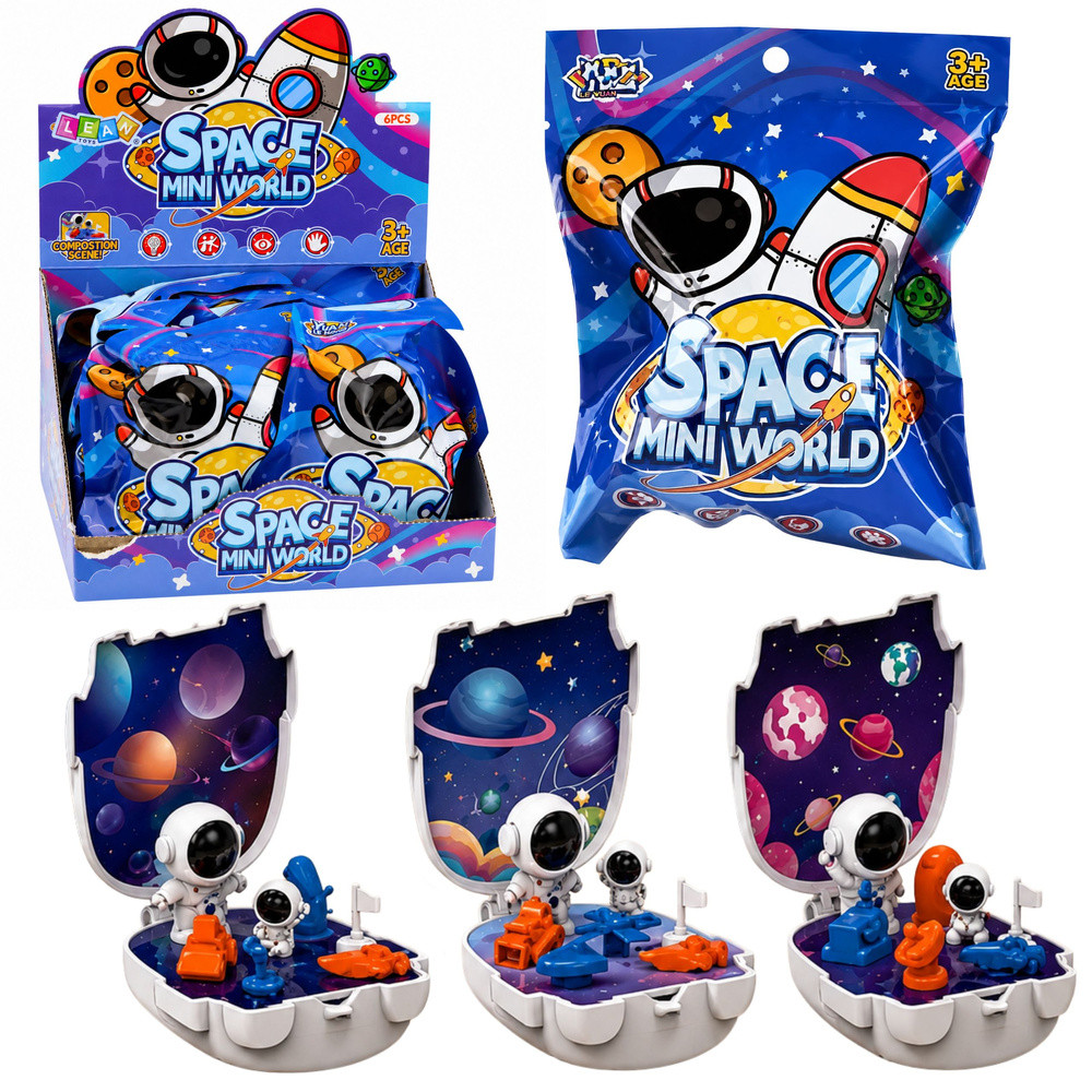 Space Mini World mini űrbázis űrhajósfigurával