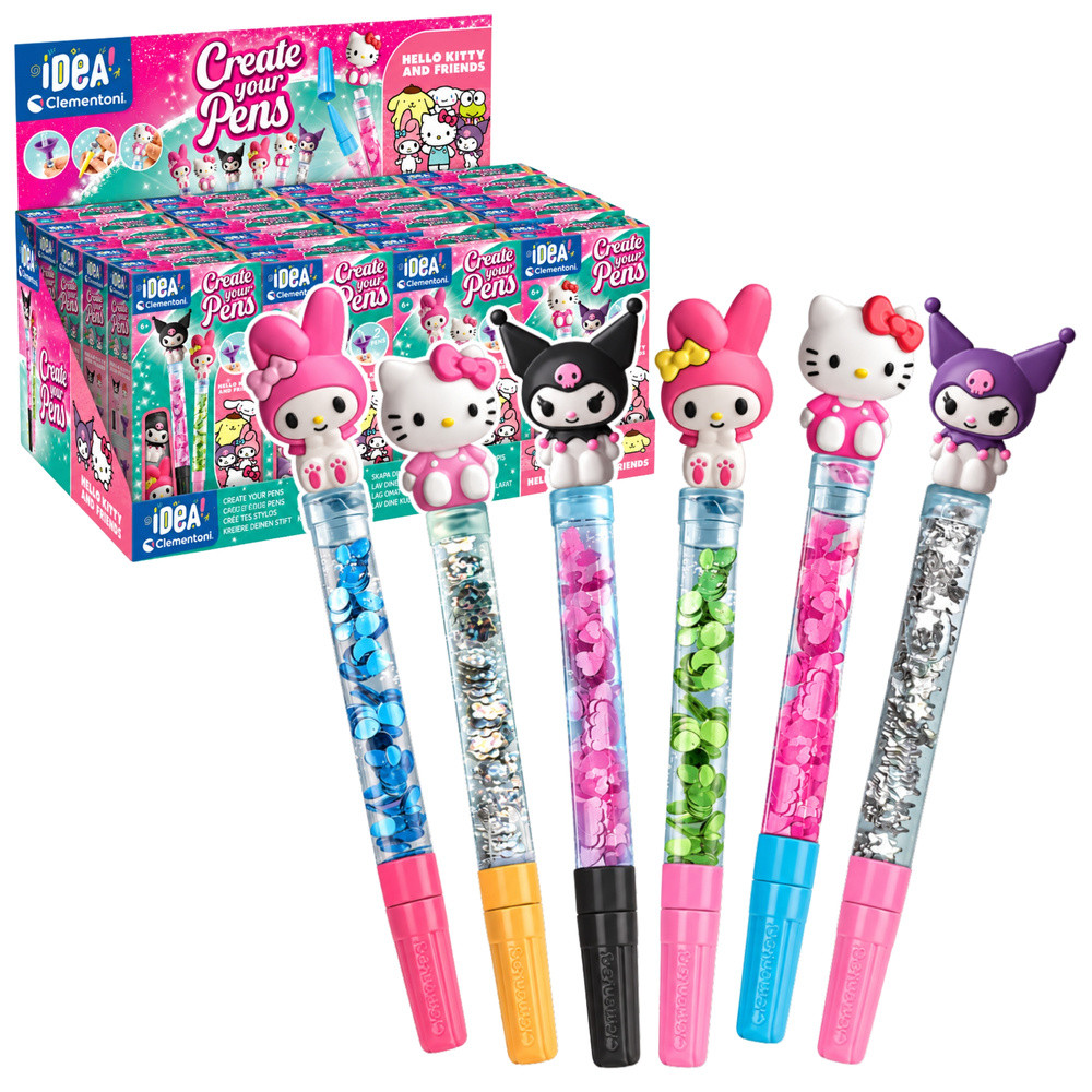Clementoni Idea Art Hello Kitty és barátai mini tollgyár, 18450