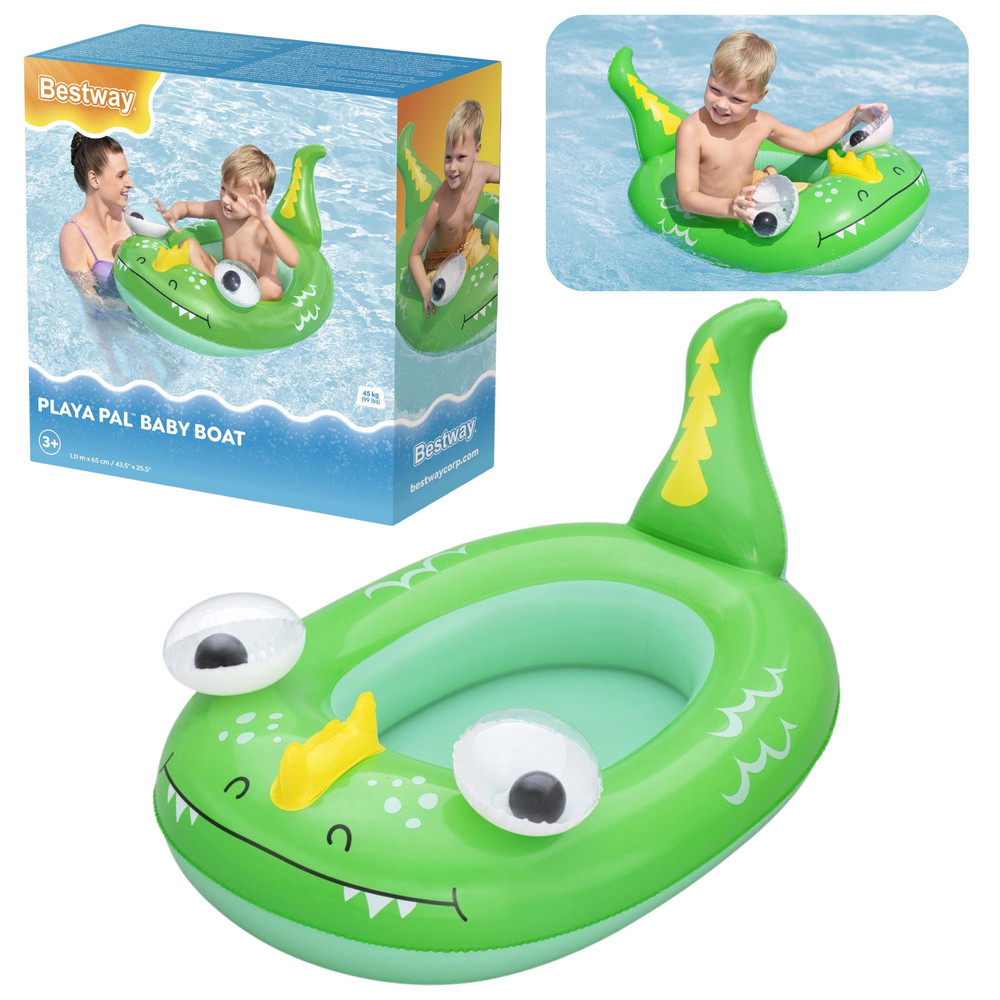 Bestway Playa Pal 34213 sárkányos felfújható gyerekcsónak, 113 × 65 cm
