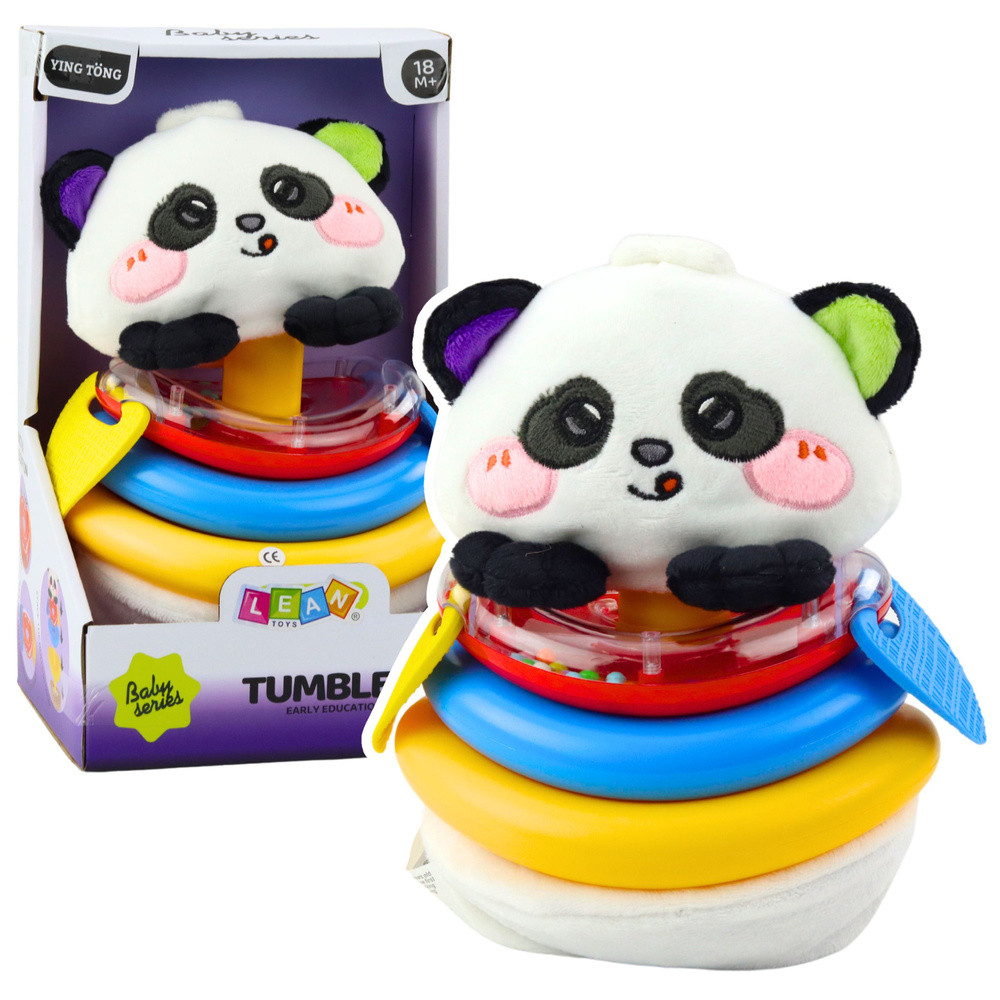 Panda keljfeljancsi szenzoros gyűrűkkel és rágókákkal