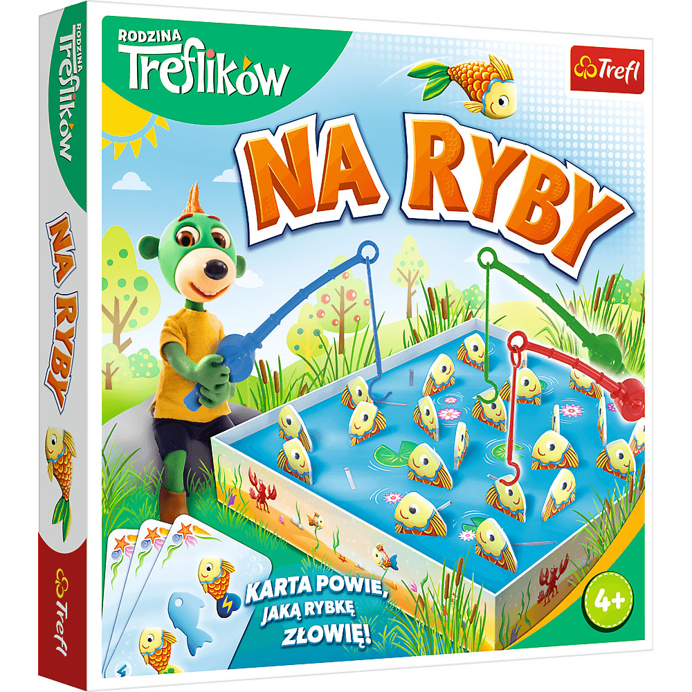 Trefl Treflik család Na Ryby horgászós ügyességi játék – 01963