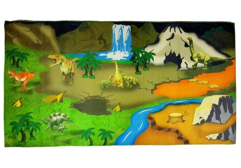 Dinoszauruszos játszószőnyeg – 107 × 58 cm