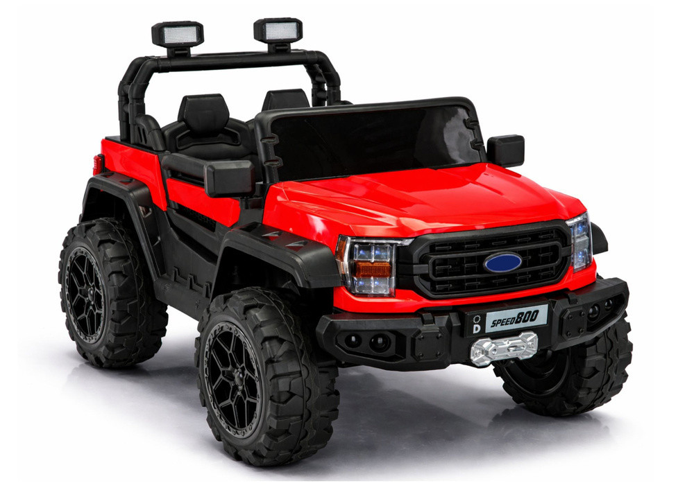 22F 4x4 akkumulátoros gyerekautó – 12 V 10 Ah, piros