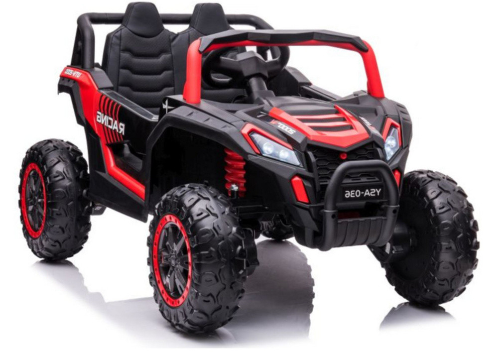 YSA036 4×4 akkumulátoros kisautó – piros