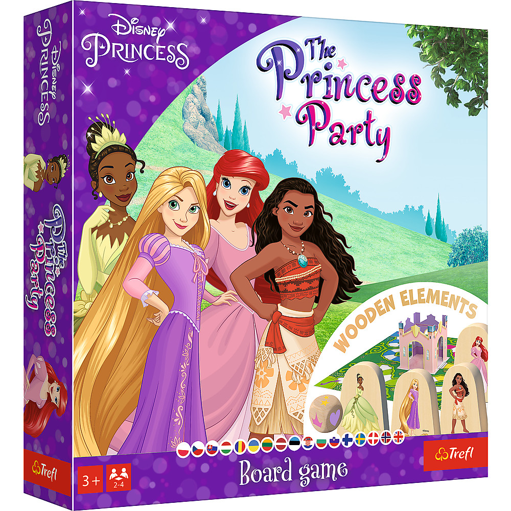 Trefl Disney Hercegnők partija társasjáték, 02434