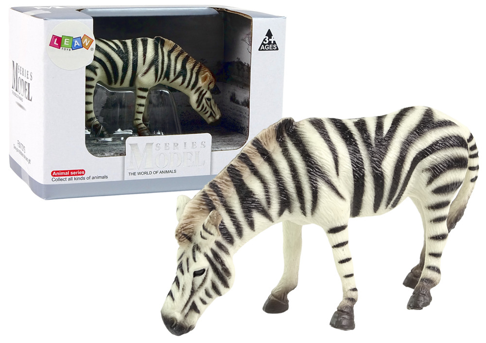 Zebra gyűjtői állatfigura – Animals of the World