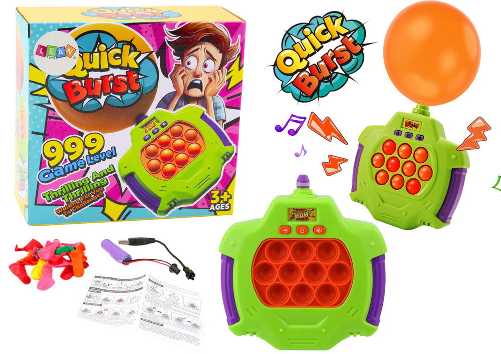 Elektronikus Pop-It játék lufifújó funkcióval