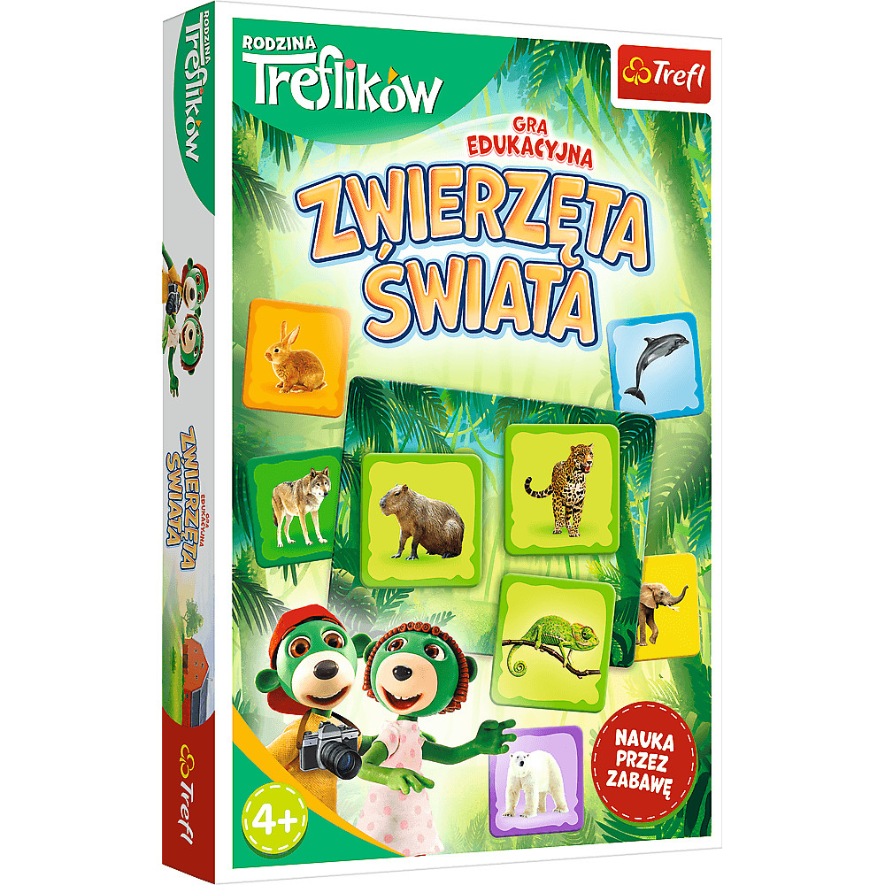 A világ állatai – Treflik család oktatójáték – Trefl 02337