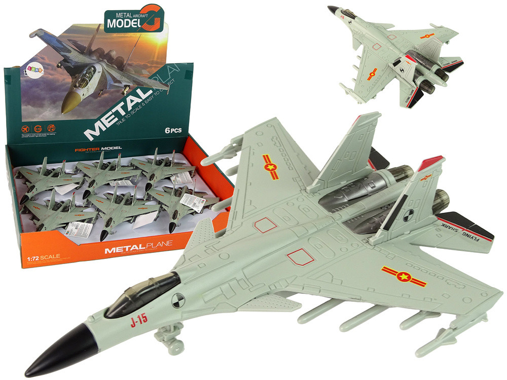 Szürke lendkerekes vadászrepülő fény- és hanghatással – 1:72