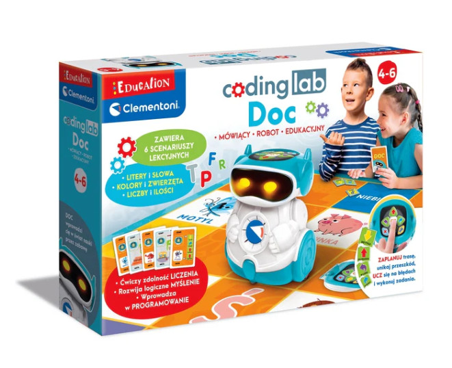 Clementoni DOC 50730 oktatórobot, lengyel nyelvű