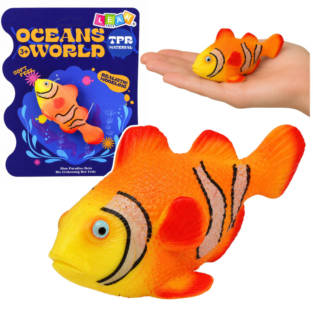Rugalmas TPR bohóchalfigura, 10,5 cm