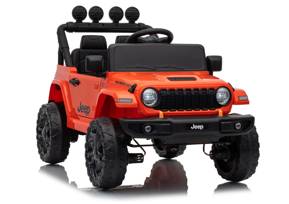 Jeep Rubicon DK-JWR558 24 V elektromos gyerekautó – narancssárga