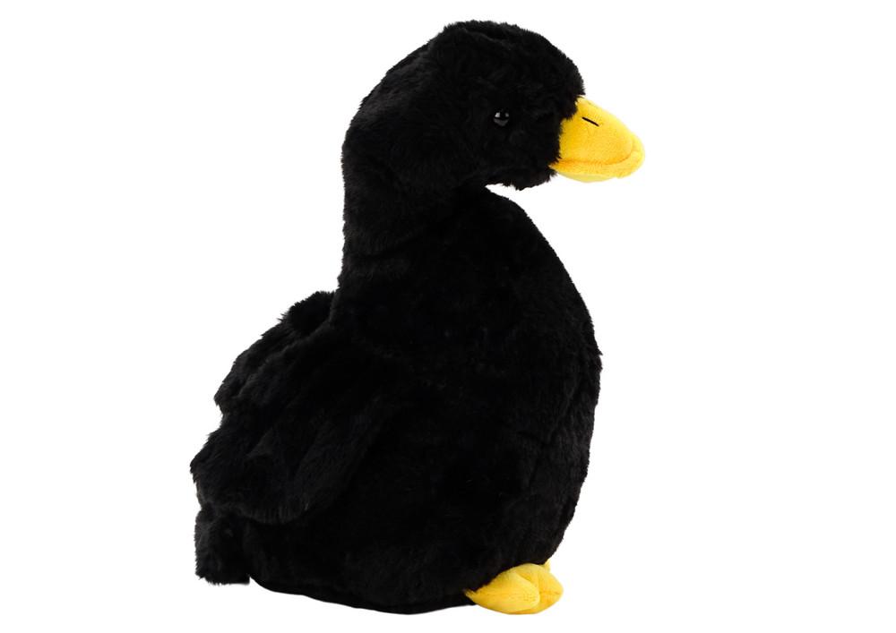 Fekete plüss liba, 40 cm